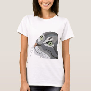 Cat Feline Eyes Cute Animal T-Shirt