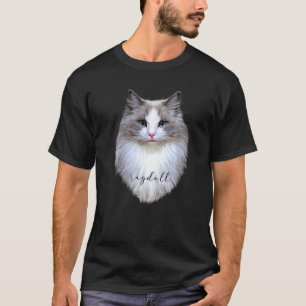 Cat Feline Kitten Adorable Cute Cat Art Novelty T-Shirt