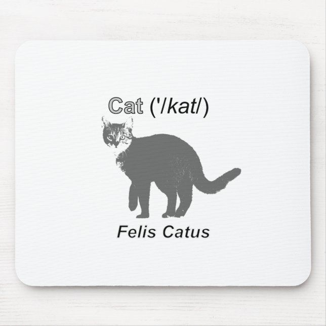 Cat Felis Catus Mouse Mat (Front)