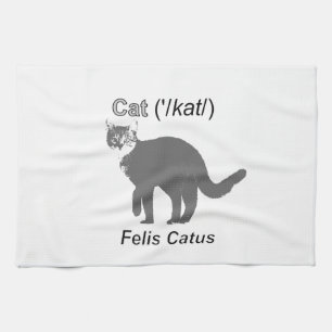 Cat Felis Catus Tea Towel