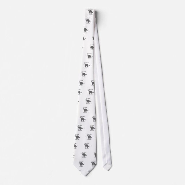 Cat Felis Catus Tie (Front)