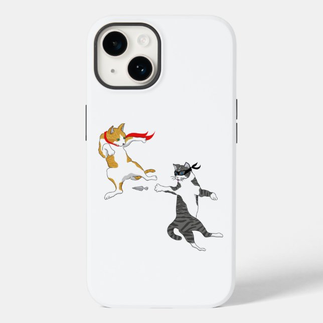 Cat fight Case-Mate iPhone case (Back)