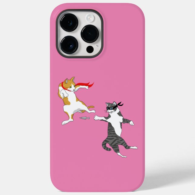 Cat fight Case-Mate iPhone case (Back)