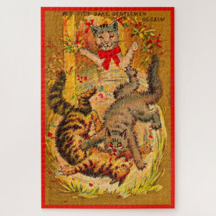 cat fight jigsaw puzzle