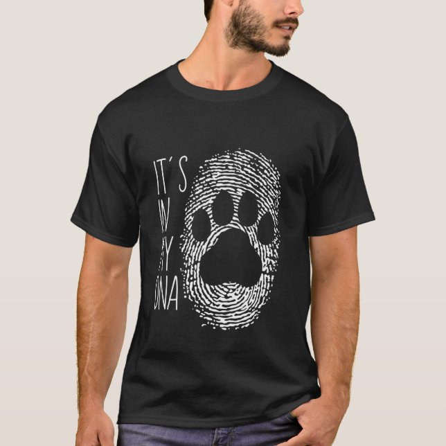 Cat Fingerprint Cats Lover T-Shirt (Front)