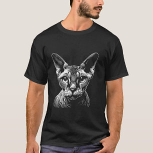 Cat Fingerprint - Devon Rex Dad Mum T-Shirt