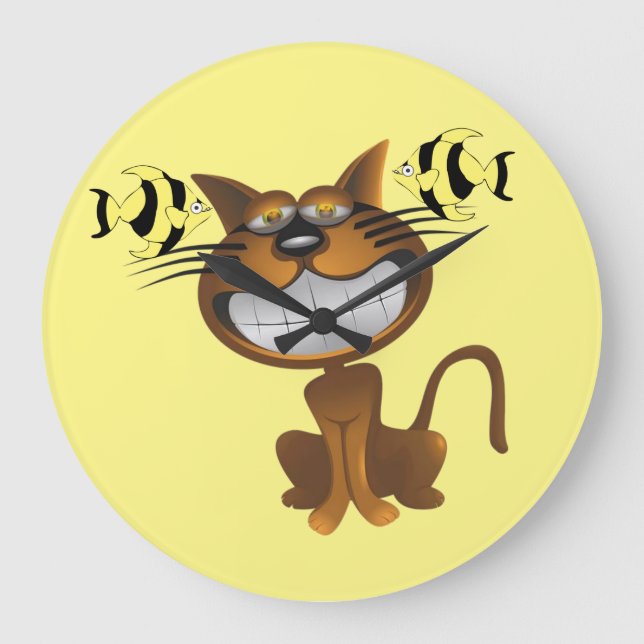 Cat Fish Clock (Front)
