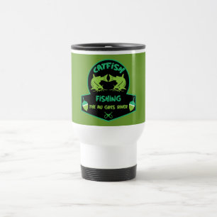 Cat Fishing Au Gres Travel Mug