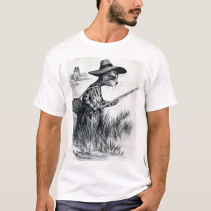 Cat fishing, Louis Wain T-Shirt