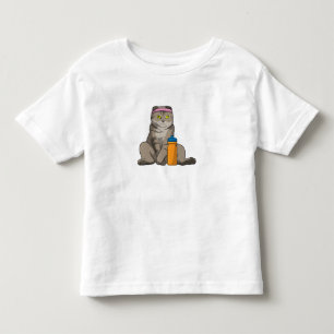 Cat Fitness Drinking mug Toddler T-Shirt