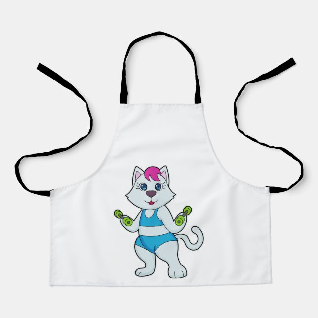 Cat Fitness Dumbbell Apron (Front)