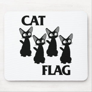 CAT FLAG 2 MOUSE MAT