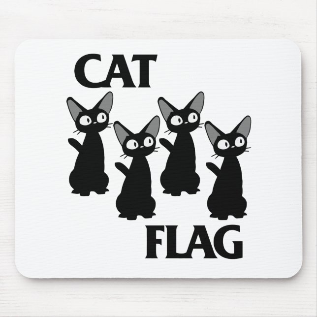 CAT FLAG 2 MOUSE MAT (Front)