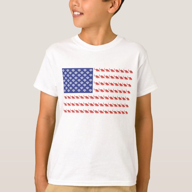 Cat-Flag-Tee T-Shirt (Front)