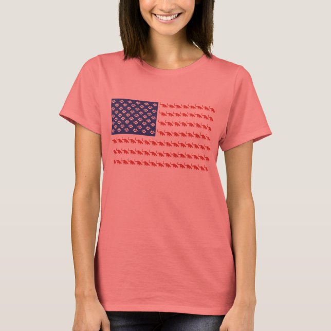 Cat-Flag-Tee T-Shirt (Front)