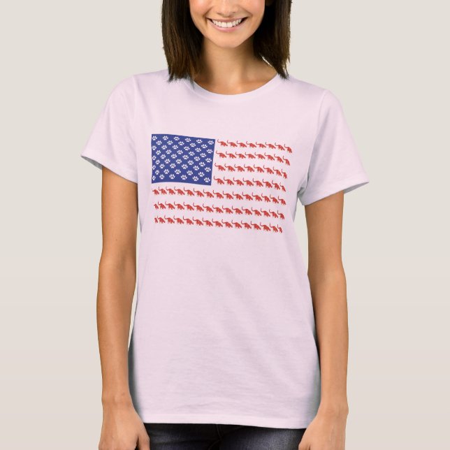 Cat-Flag-Tee T-Shirt (Front)