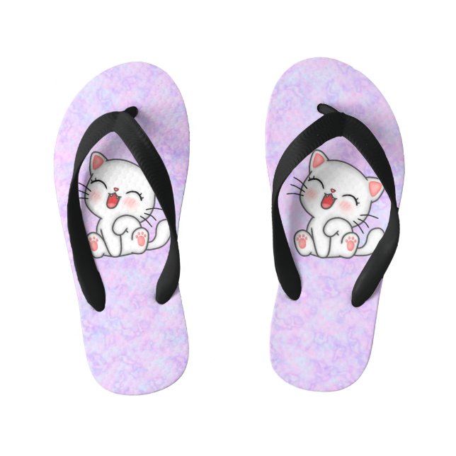Cat Flip Flops (Footbed)