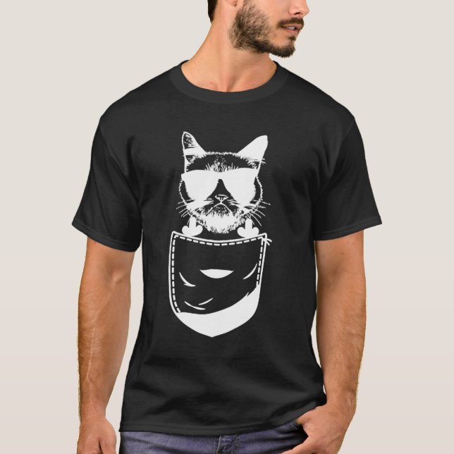 Cat Flipping Off  Animal Meme Sarcastic Kitten Own T-Shirt (Front)