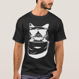 Cat Flipping Off  Animal Meme Sarcastic Kitten Own T-Shirt