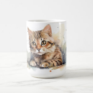 Cat Floral Mug