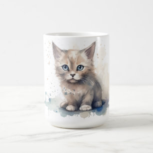Cat Floral Mug