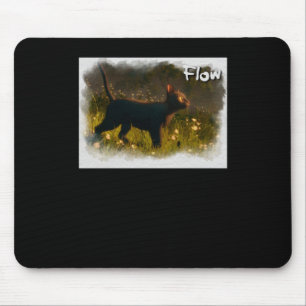 Cat Flow Animation Movie Sticker1 Mouse Mat