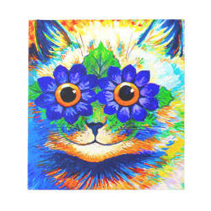 Cat Flower Eyes Notepad