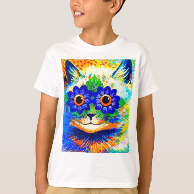 Cat Flower Eyes T-Shirt (Front)