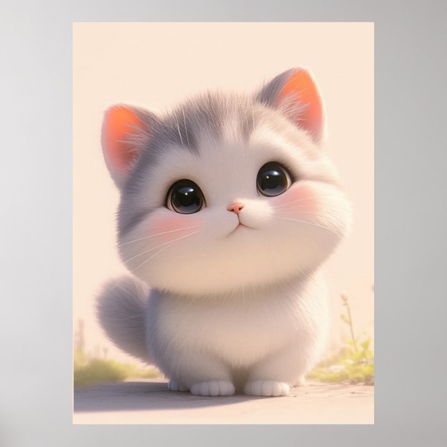 Cat Fluffy Tails Poster (Front)