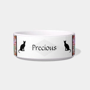 Cat Food Bowl with Vintage Design - HAMbWG