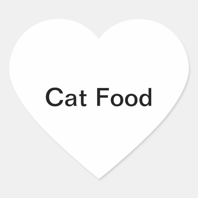 Cat Food Stickers (Front)