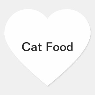 Cat Food Stickers