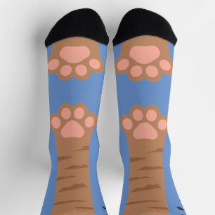 cat foot  socks