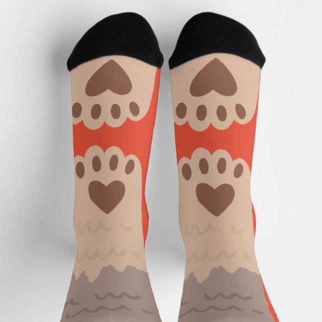 cat foot  socks (Top)