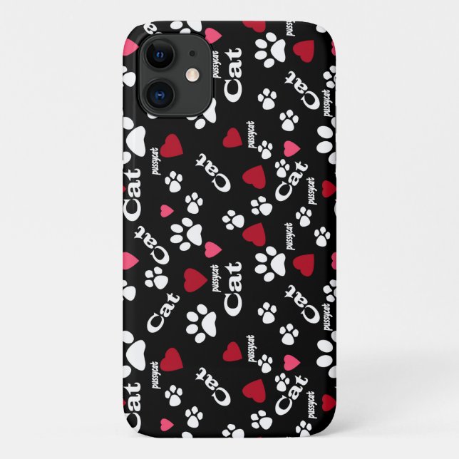 Cat footprints  Case-Mate iPhone case (Back)