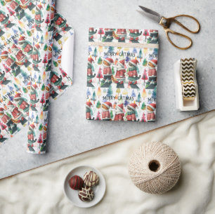 Cat for Christmas  Wrapping Paper