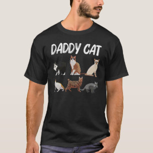 Cat For Men Dad Cat Cat Lady Kitty Cats Animal T-Shirt