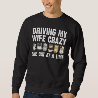 Cat For Men Dad Cute Cat Pet Animals Sweatshirt