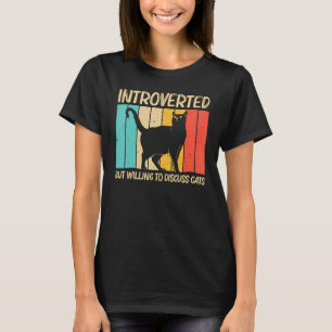 Cat For Men Women Black Cat Cat Person Cats 1 T-Shirt