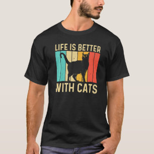 Cat For Men Women Black Cat Cat Person Cats 1 T-Shirt