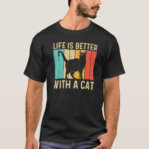 Cat For Men Women Black Cat  Cat Person Cats  2 T-Shirt