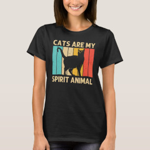 Cat For Men Women Black Cat Cat Person Cats 3 T-Shirt