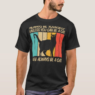 Cat For Men Women Black Cat Cat Person Cats 5 T-Shirt