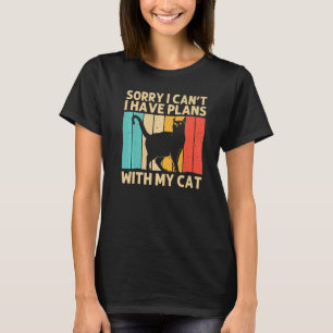 Cat For Men Women Black Cat  Cat Person Cats T-Shirt
