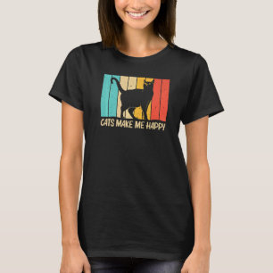 Cat For Men Women Black Cat  Cat Person Cats T-Shirt