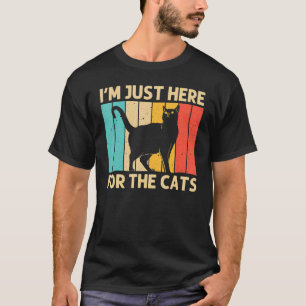 Cat For Men Women Black Cat Cat Person Cats T-Shirt