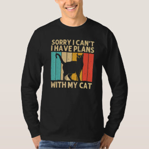 Cat For Men Women Black Cat Cat Person Cats T-Shirt