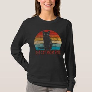 Cat   For Mother Vintage Best Cat Mum Ever T-Shirt