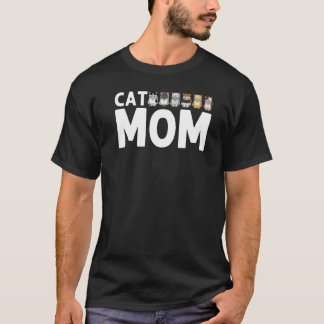 Cat For Mum Women Cute Cat  Pet Animals T-Shirt