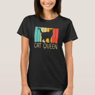 Cat For Women Mum Black Cat Cat Person Cats T-Shirt